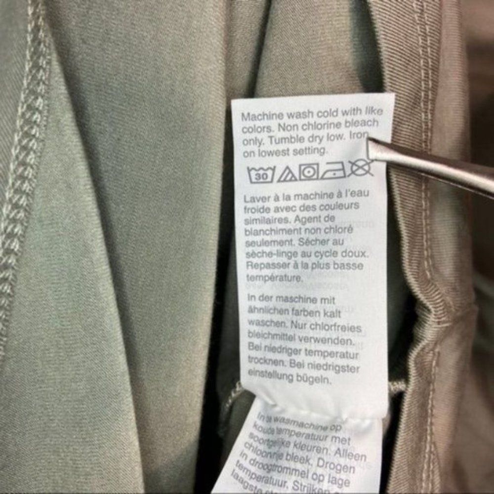 Madewell Green Mock Neck Shirt Size XXS - Picture 3 of 15